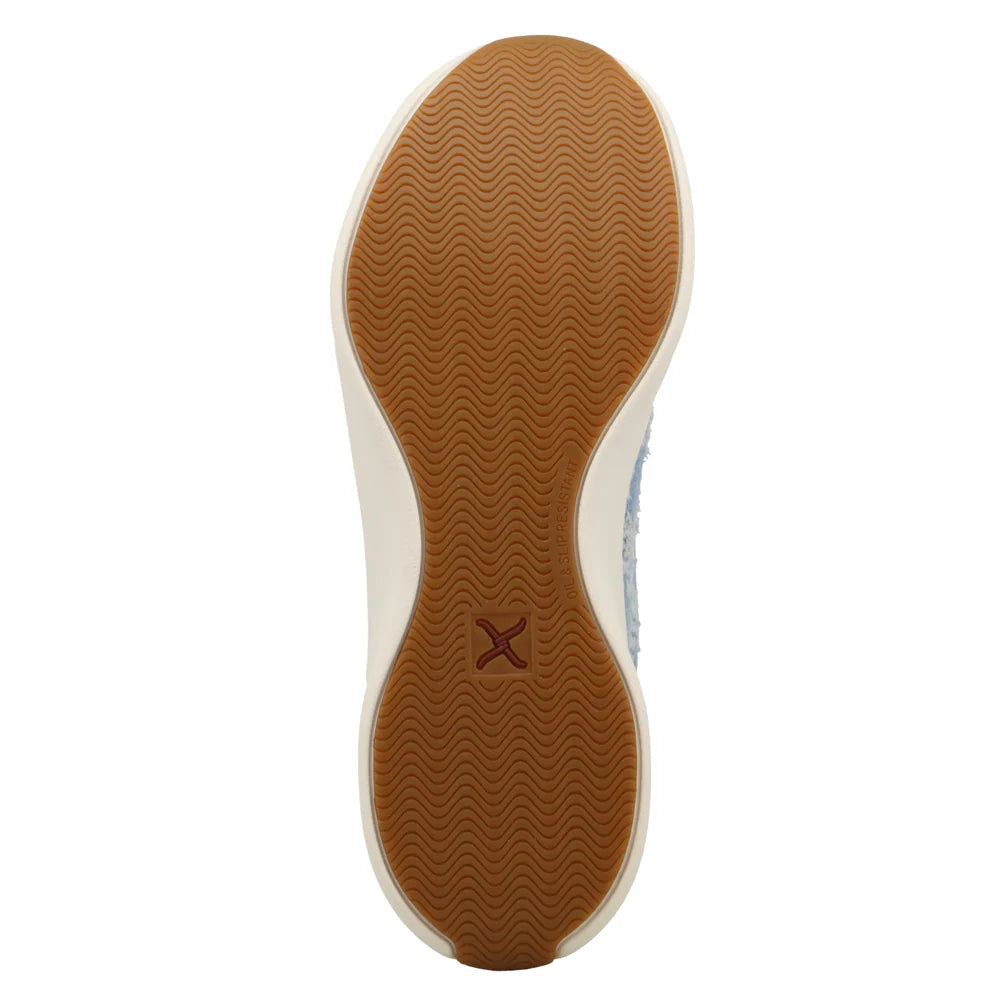 Twisted X Women's Feather X in Denim & Distressed Denim