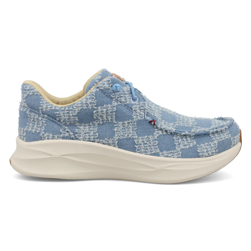 Twisted X Women's Feather X in Denim & Distressed Denim