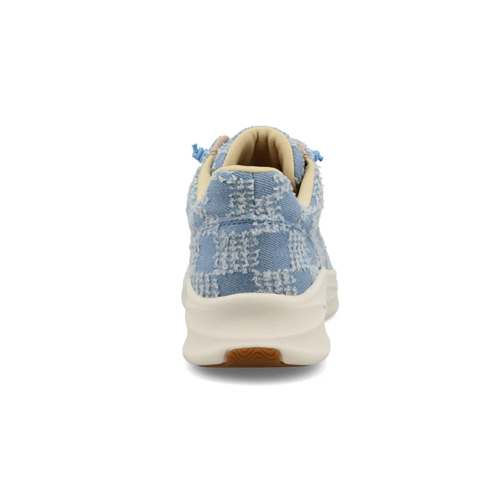 Twisted X Women's Feather X in Denim & Distressed Denim