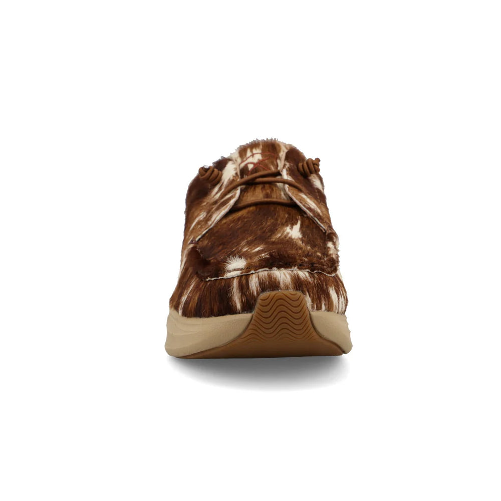 Twisted X Women's Feather X in Cowhide Multi