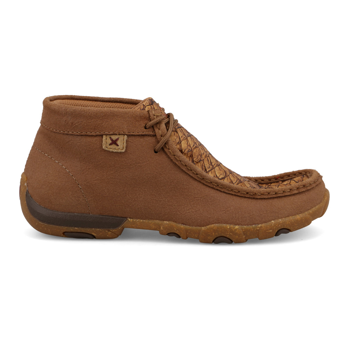 Twisted X Women's Chukka Driving Moc in Tan & Toasted Coconut