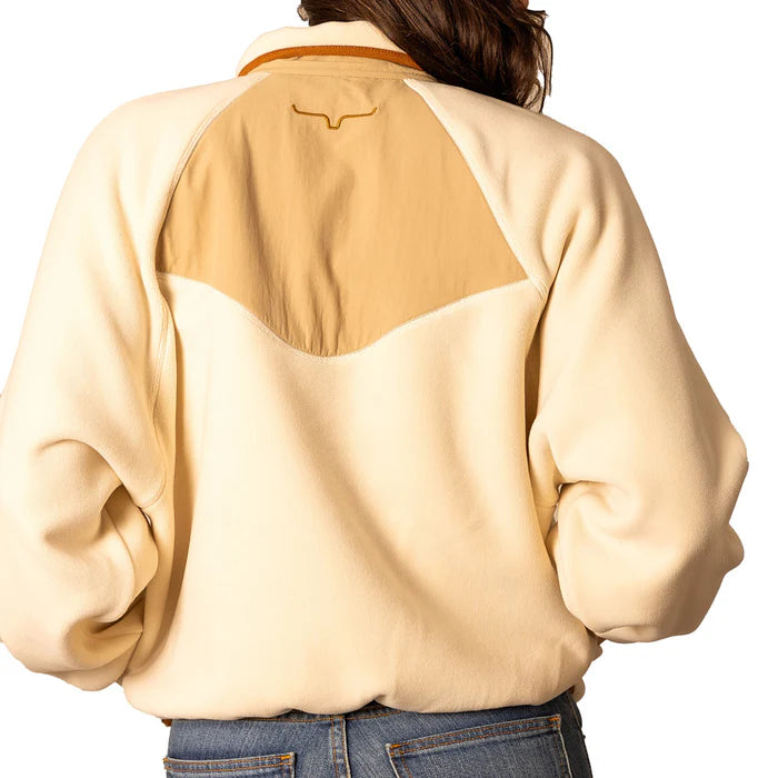 Kimes Ranch Women's Josie Quarter Snap Fleece Sweater in Natural