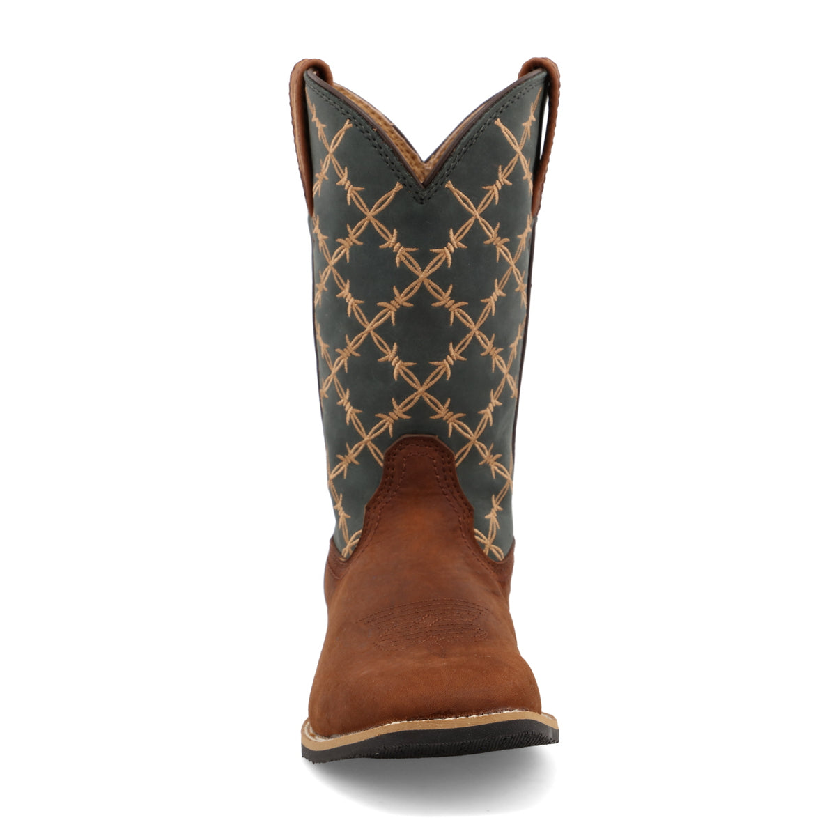 Twisted X Youth Top Hand Boot in Mocha & Slate