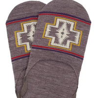 Pendleton Taupe Harding Moc Socks