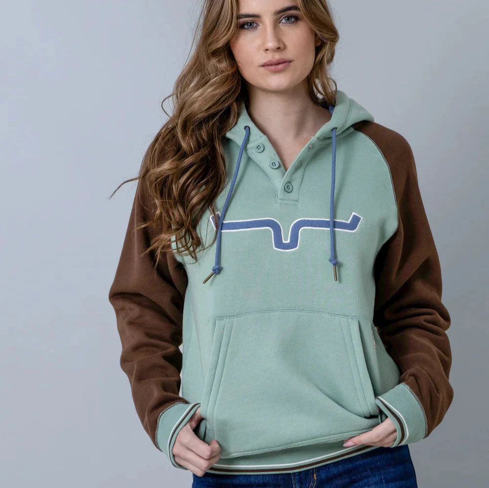 Kimes Ranch Women's Amigo Hoodie in Matcha