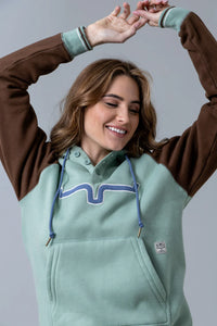 Kimes Ranch Women's Amigo Hoodie in Matcha