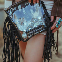 The Dana Clear Wristlet