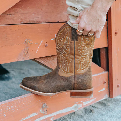 Dan Post Men's Brigston Leather Boot in Chocolate