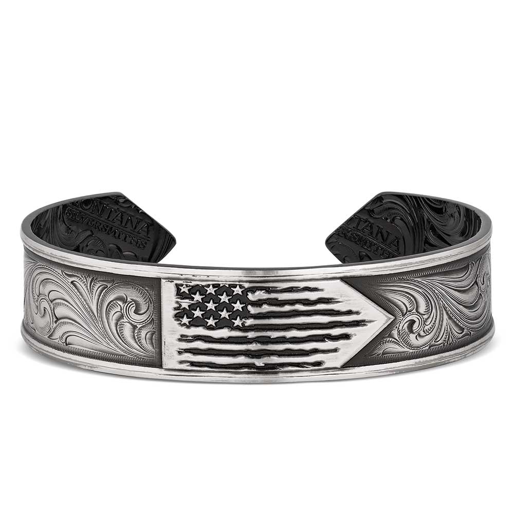 Montana Silversmiths American Made Strength Cuff Bracelet