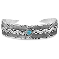 Montana Silversmiths Wild Lightning American Made Cuff Bracelet