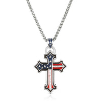 Montana Silversmiths God & Country American Made Necklace