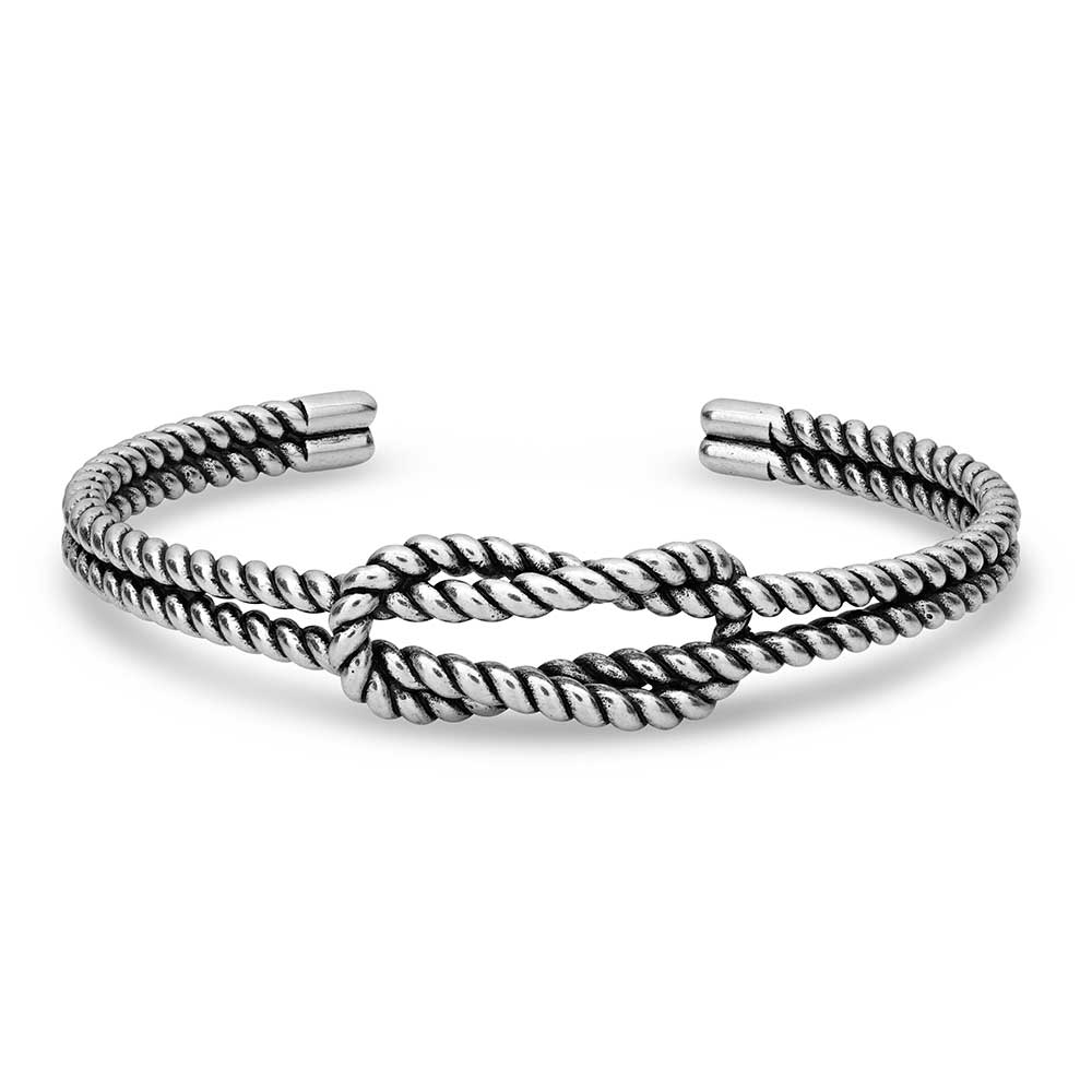 Montana Silversmiths Square Knot Rope Cuff Bracelet