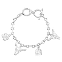 Montana Silversmiths Country Charm Bracelet