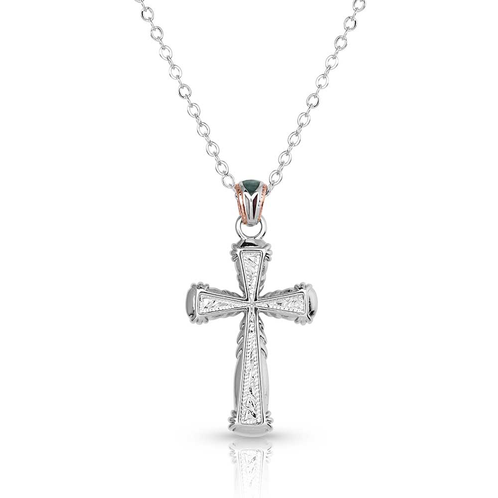 Montana Silversmiths Western Mosaic Cross Necklace