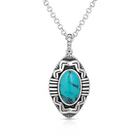 Montana Silversmiths Blue Mesa Turquoise Necklace