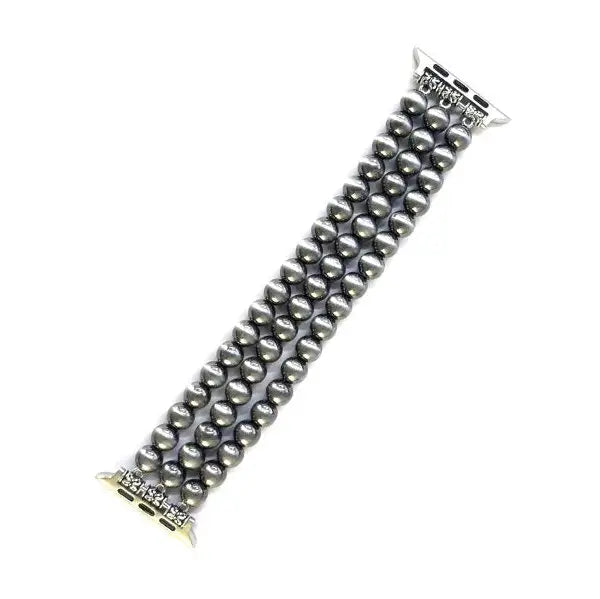 Western Navajo Inspired Pearl Stretch Apple Watch Band