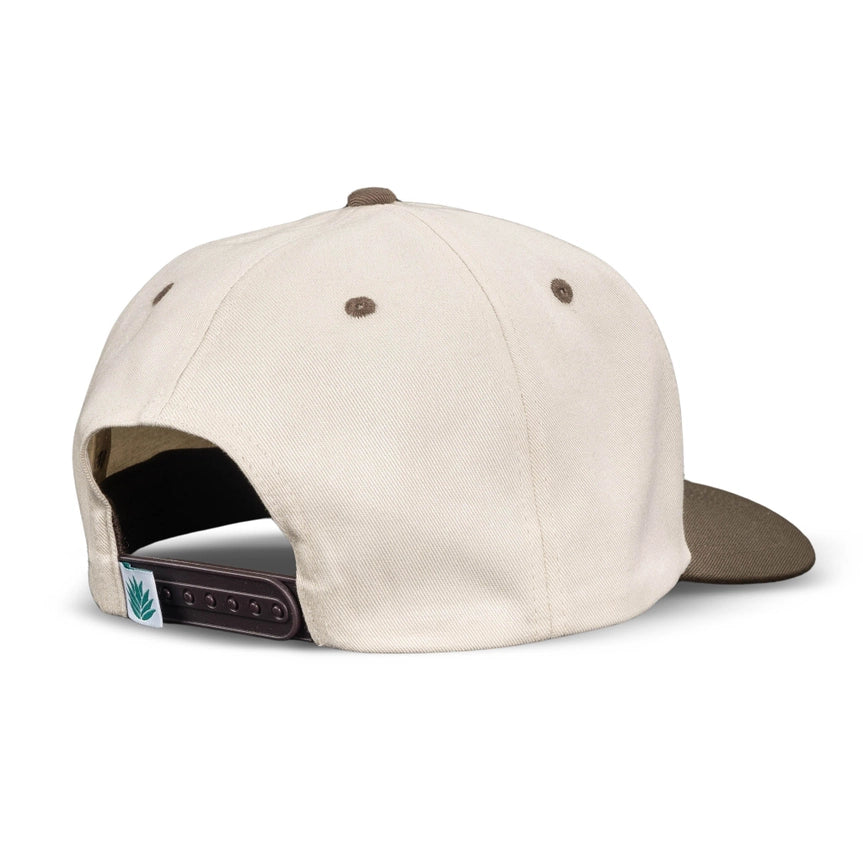 Sendero Provisions Co. "Official Western" Snapback Hat in White & Brown