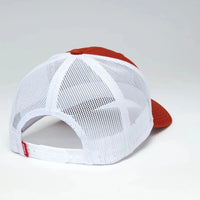 Kimes Ranch Camelback Ball Cap in Burnt Orange & White