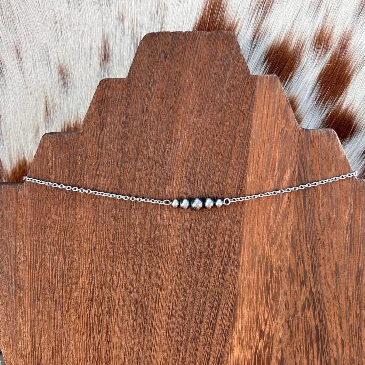 Thunder & Stone Dainty Sterling Silver Pearl Choker