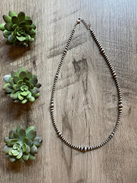 22" Graduated Sterling Silver Pearl Necklace