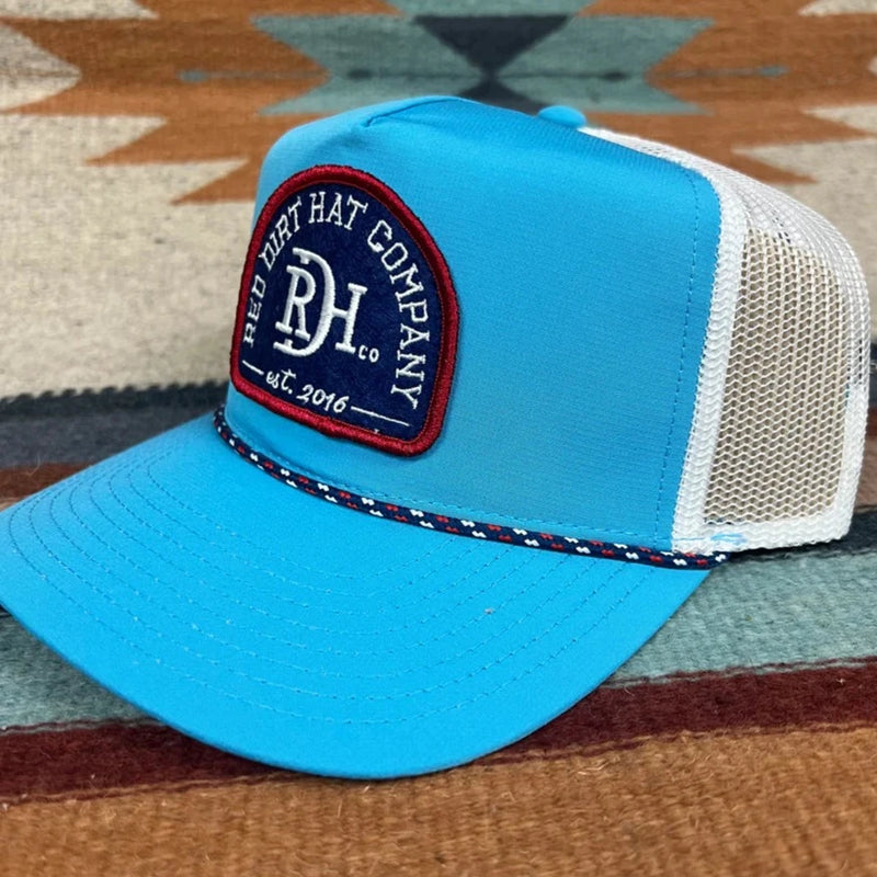 Red Dirt Hat Co. "Seal" Hat in Blue/White