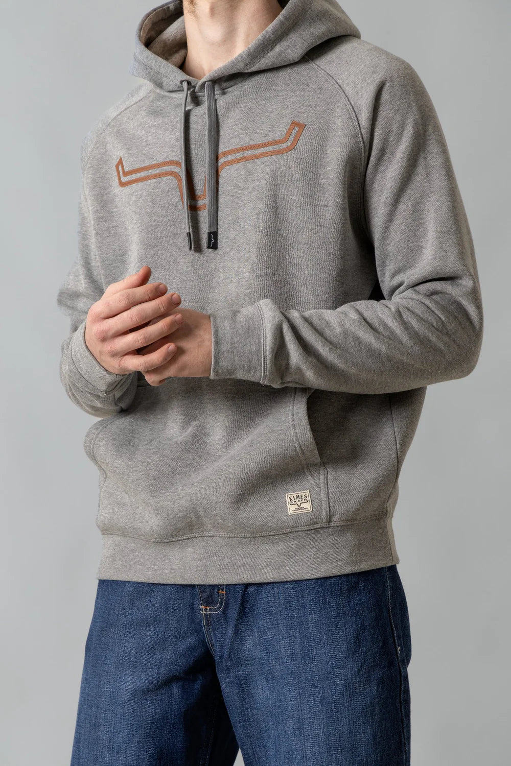 Kimes Ranch Men's Outlier Hoodie in Grey Heather