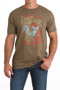 Cinch Men's "Roadhouse" Graphic T-Shirt in Brown