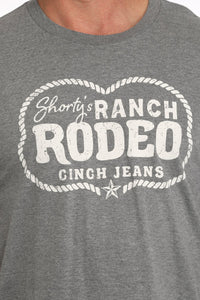 Cinch Men's "Shorty's Ranch Rodeo" Graphic T-Shirt in Gray