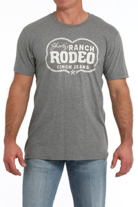 Cinch Men's "Shorty's Ranch Rodeo" Graphic T-Shirt in Gray