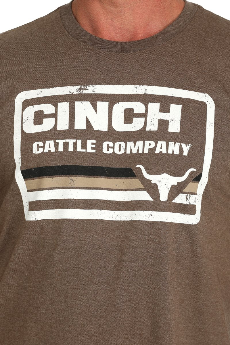 Cinch Men's Cattle Company Graphic T-Shirt in Brown