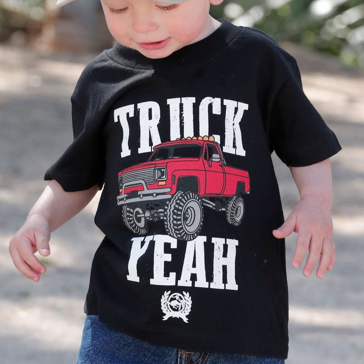 Cinch Toddler Truck Yeah T-Shirt in Black