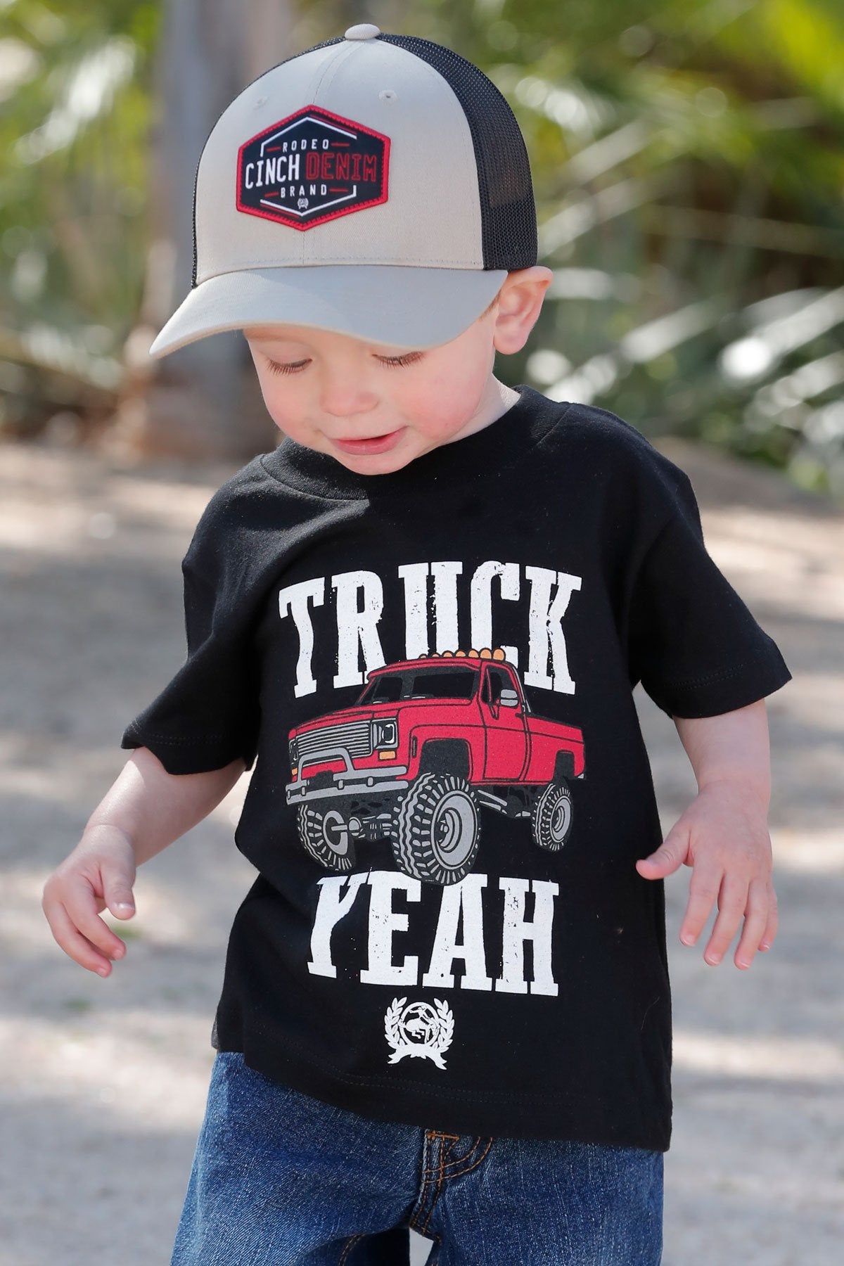 Cinch Toddler Truck Yeah T-Shirt in Black