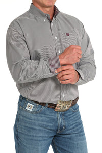 Cinch Men's Tencel™ L/S Multicolor Striped Button-Down Western Shirt