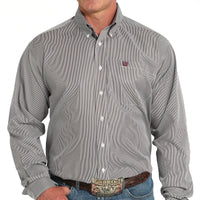 Cinch Men's Tencel™ L/S Multicolor Striped Button-Down Western Shirt