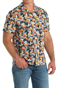 Cinch Men's Aloha Angus Short Sleeve Camp Shirt