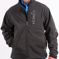 Cinch Men's Logo Concealed Carry Bonded Jacket in Black