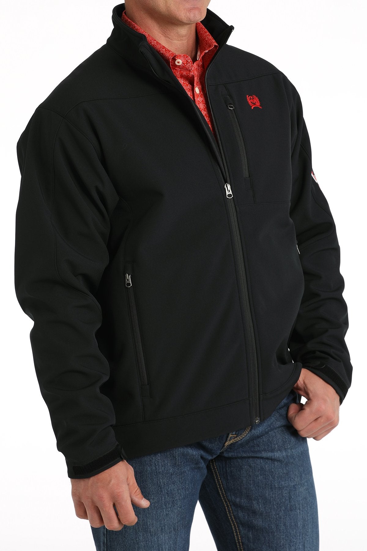 Cinch Men's Patriotic Logo Bonded Jacket in Black