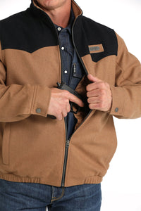 Cinch Men's Wooly Concealed Carry Western Jacket in Brown