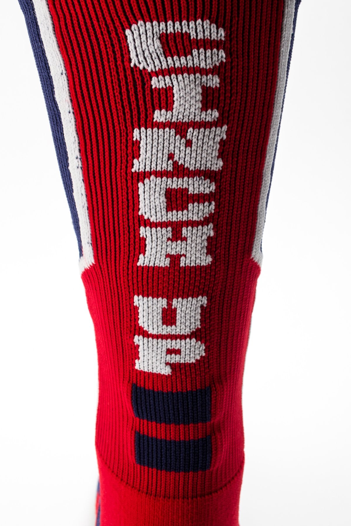 Cinch Men's Performance Crew Socks in Navy & Red