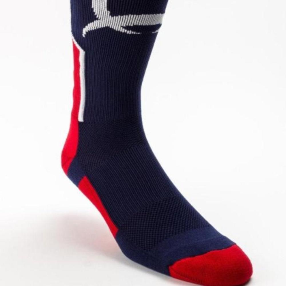 Cinch Men's Performance Crew Socks in Navy & Red