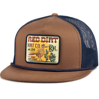 Red Dirt Hat Co. "Speedy" Hat in Chocolate/Navy