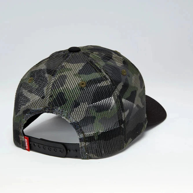 Kimes Ranch Maverick Ball Cap in Camo & Black