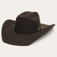 Stetson Youth Giddy Up Wool Felt Cowboy Hat in Chocolate