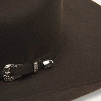 Stetson Youth Giddy Up Wool Felt Cowboy Hat in Chocolate