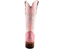 Tanner Mark Women's Imitation Caiman Belly Western Boots in Pink