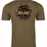 Kimes Ranch Woody T-Shirt in Military Green