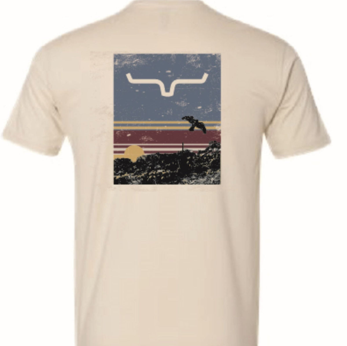 Kimes Ranch Scottsdale Sunset T-Shirt in Cream