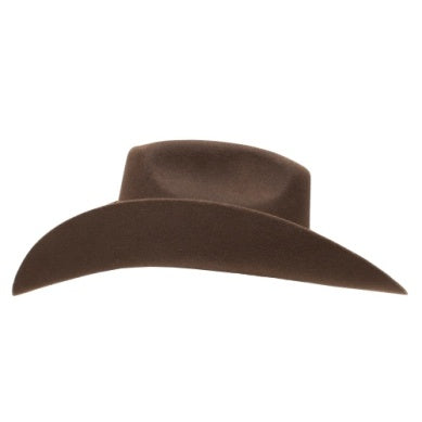 Stetson Stallion Square Wool Felt Hat in Chocolate