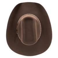 Stetson Stallion Square Wool Felt Hat in Chocolate