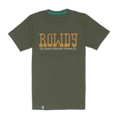 Sendero Provisions Co. Men's Rowdy T-Shirt in Army Green